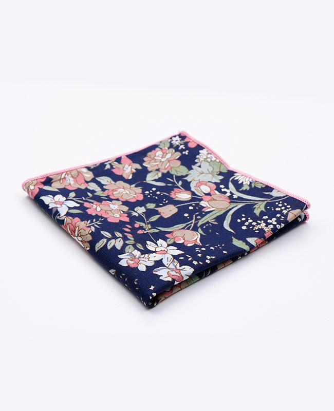 Pochet Liberty Blauw nr.3 in Katoen | Charles - Unipap's