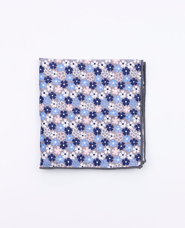 Pochette de Costume Liberty Bleu n°5 en Coton | Gaspard - Unipap's