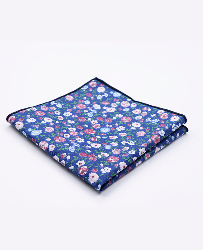 Pochet Liberty Blauw nr.7 in Katoen | Gaspard - Unipap's
