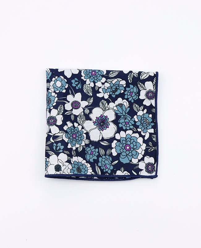 Pochet Liberty Blauw nr.8 in Katoen | Gaspard - Unipap's