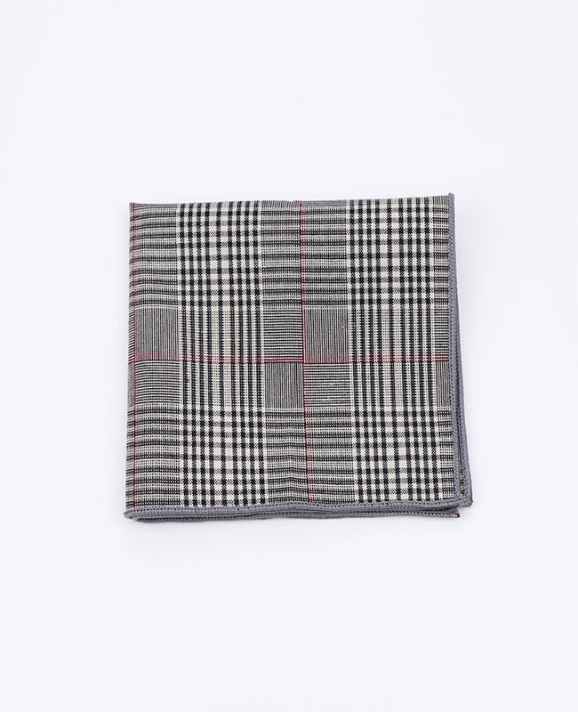 Pochet Tartan Grijs nr.2 in Katoen | Marcel - Unipap's