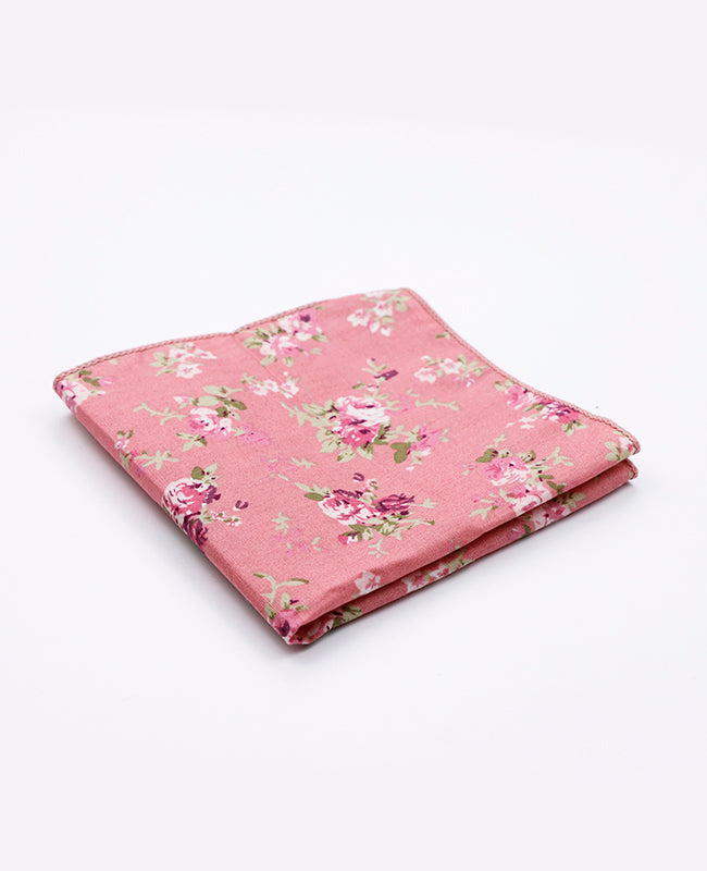 Pochet Liberty Roze in Katoen | Charles - Unipap's
