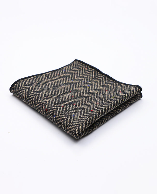 Pochet Tartan Grijs nr.2 in Wol | Norbert - Unipap's