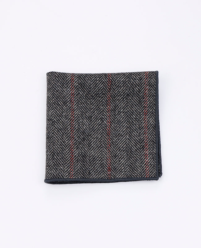 Pochet Tartan Grijs nr.4 in Wol | Norbert - Unipap's