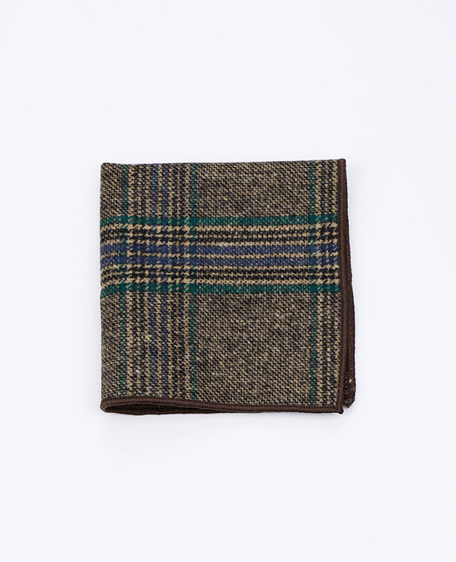 Pochet Tartan Grijs nr.5 in Wol | Norbert - Unipap's