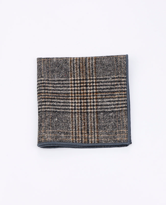 Pochet Tartan Grijs nr.6 in Wol | Norbert - Unipap's