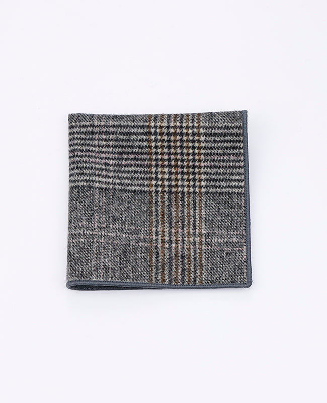Pochet Tartan Grijs nr.7 in Wol | Norbert - Unipap's