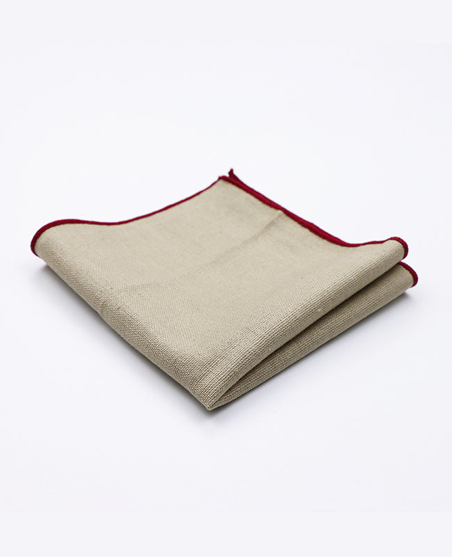 Pochet Beige nr.2 in Linnen | Basile - Unipap's