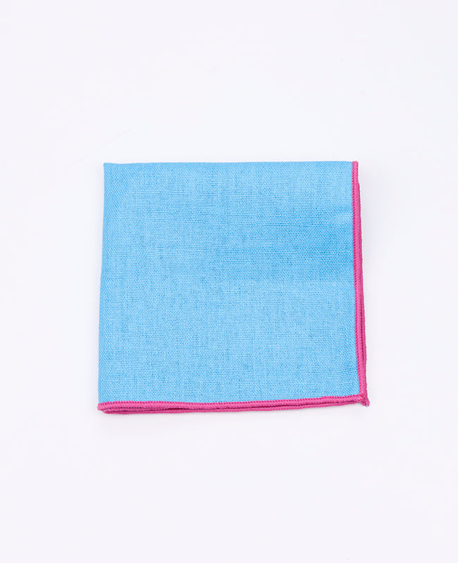 Pochet Blauw nr.2 in Linnen | Basile - Unipap's