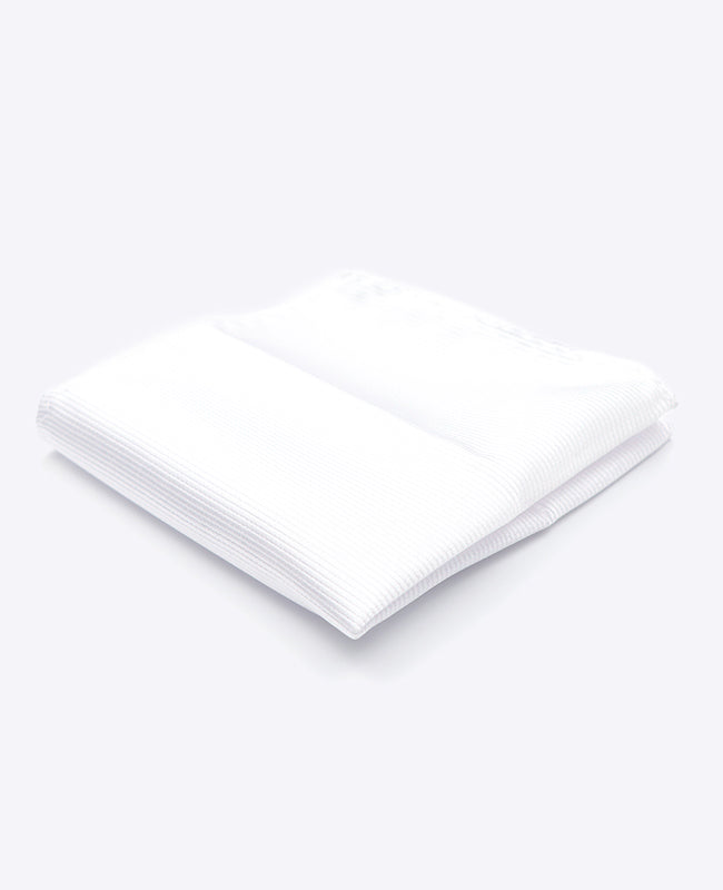 Pochet Wit in Polyester | Lucien - Unipap's