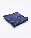 Pochet Blauw nr.1 Met Stippen in Polyester 