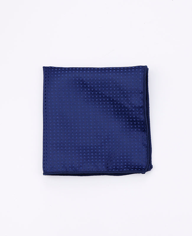 Pochet Blauw nr.3 Met Stippen in Polyester "Louis"