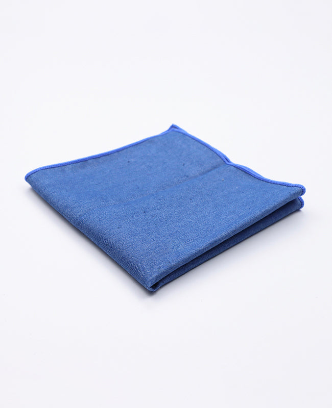 Pochet Blauw nr.5 in Katoen | Edgard - Unipap's