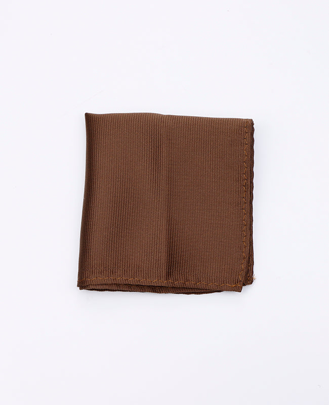 Pochet Bruin in Polyester | Lucien - Unipap's