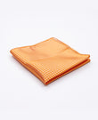 Pochet Oranje Met Stippen in Polyester 