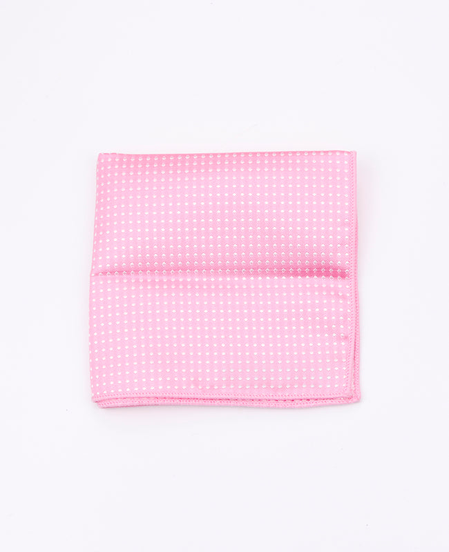 Pochet Roze nr.1 Met Stippen in Polyester "Louis"