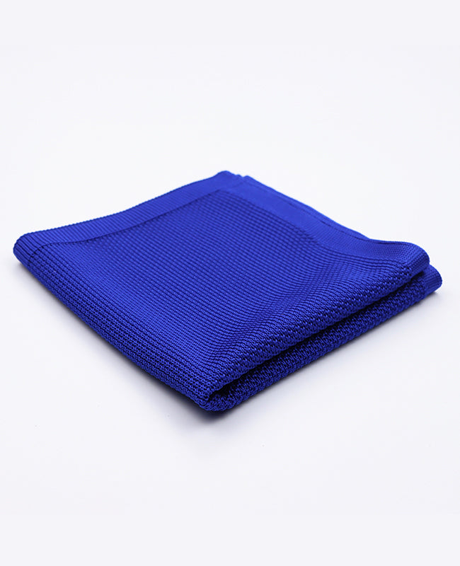 Pochet Blauw nr.1 in Tricot "Léon"
