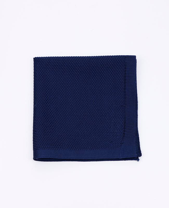 Pochet Blauw nr.2 in Tricot "Léon"