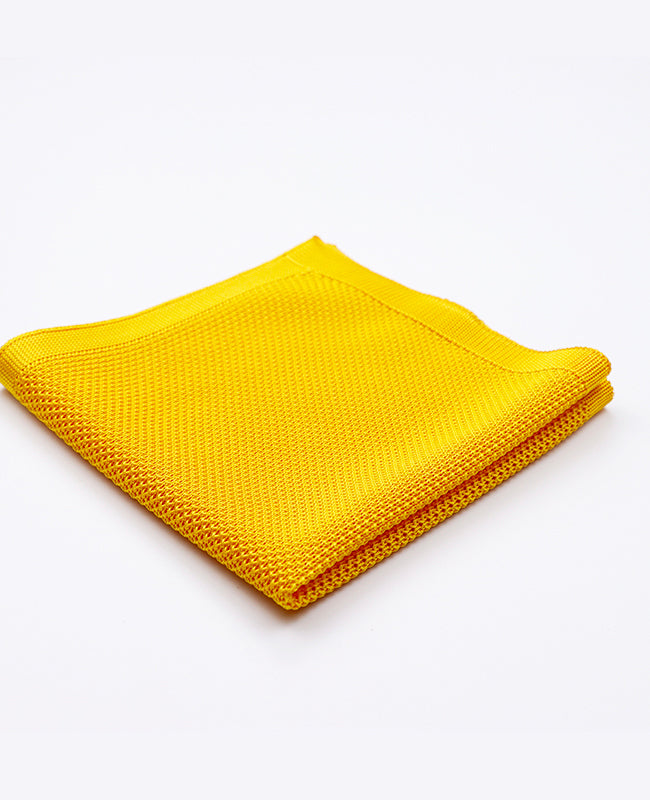 Pochet Geel in Tricot "Léon"