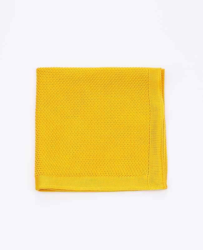 Pochet Geel in Tricot "Léon"