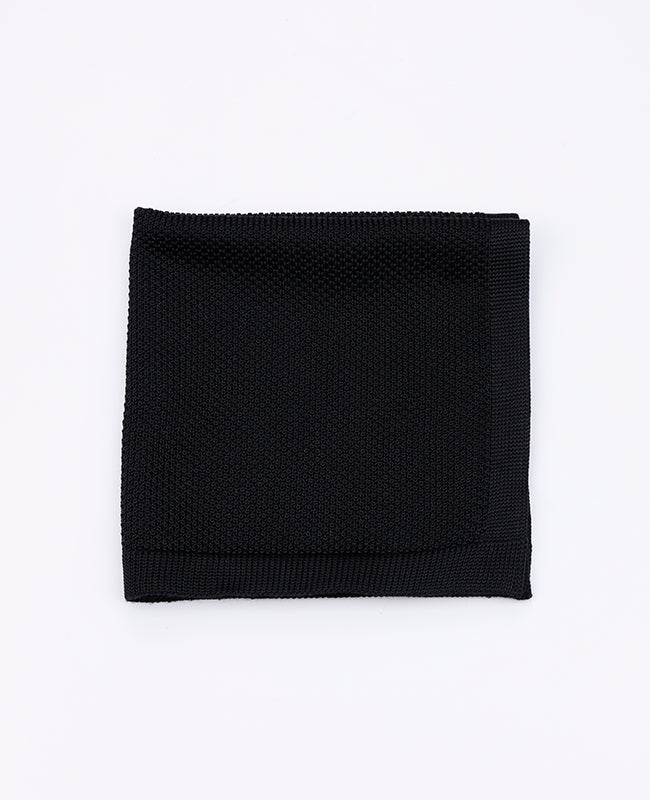 Pochet Zwart in Tricot "Léon"