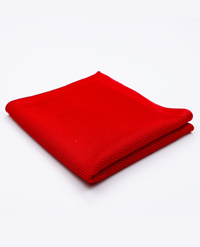 Pochet Rood nr.2 in Tricot "Léon"