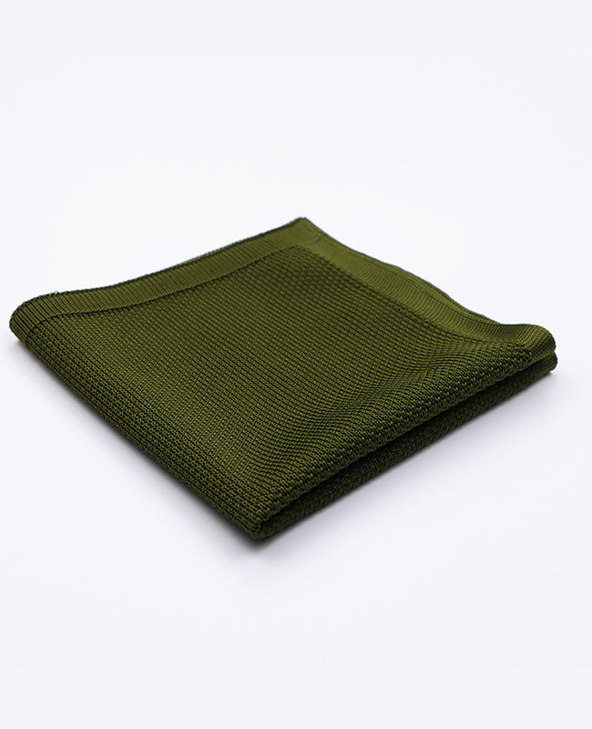 Pochet Groen nr.2 in TricotPochet Groen nr.2 in Tricot "Léon"