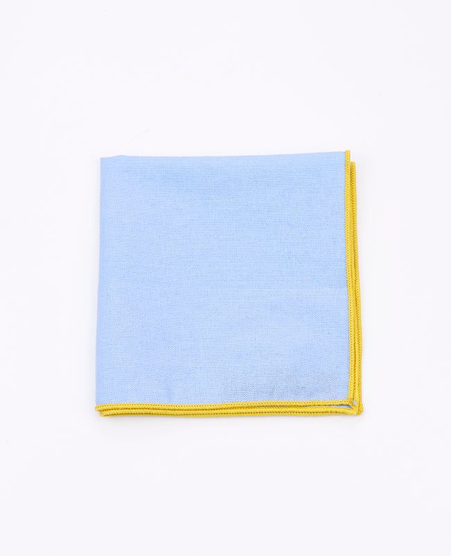 Pochet Blauw nr.8 in Katoen "Edgard"
