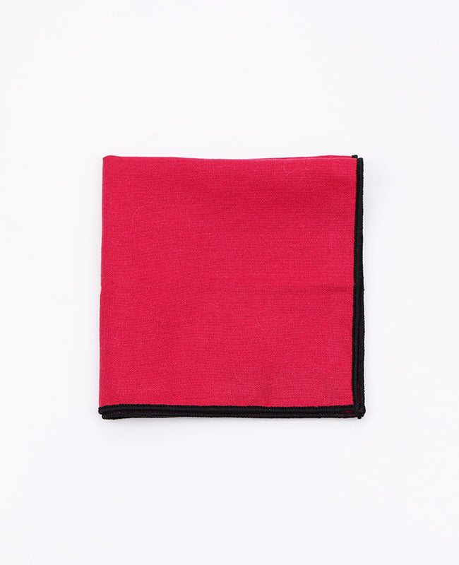 Pochet Rood in Katoen "Edgard"