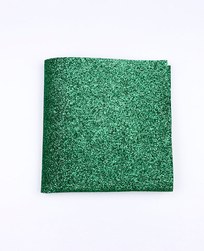 Pochet Met Pailletten Groen nr.1 in Polyester "Olive"