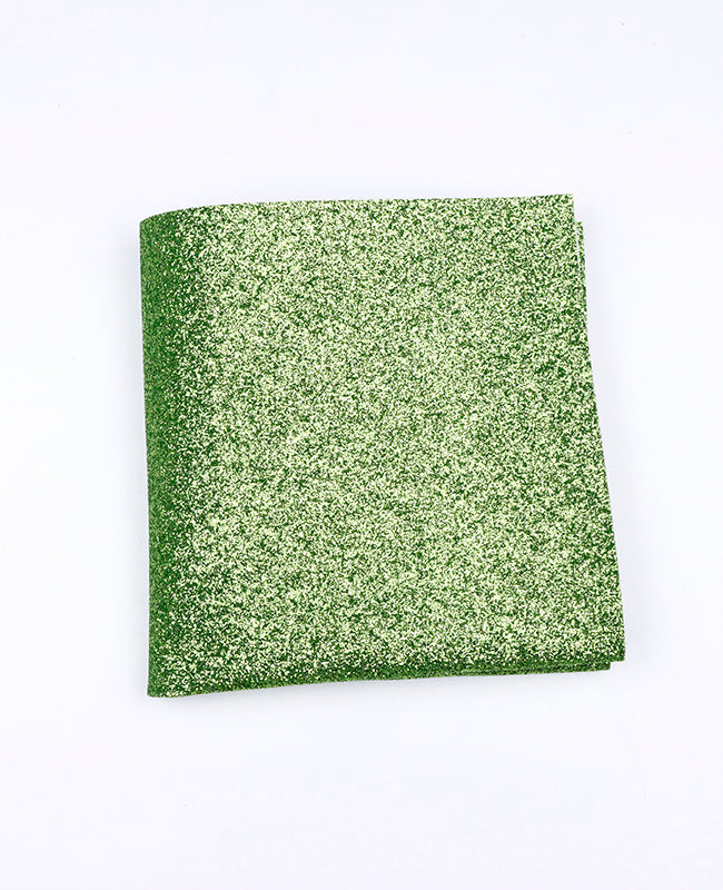 Groene Glitter Pochet nr. 2 van Polyester «Olive»