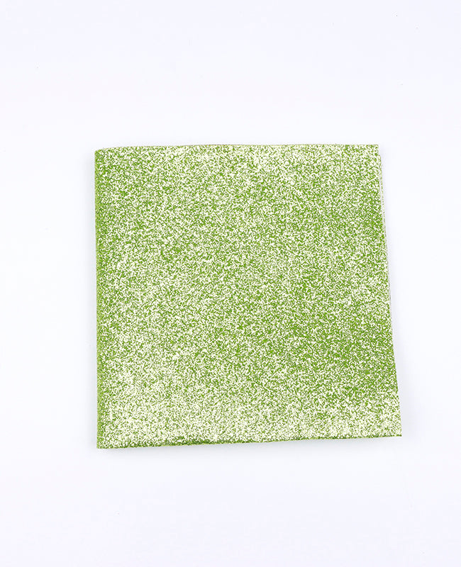 Pochet Met Pailletten Groen nr.3 in Polyester "Olive"