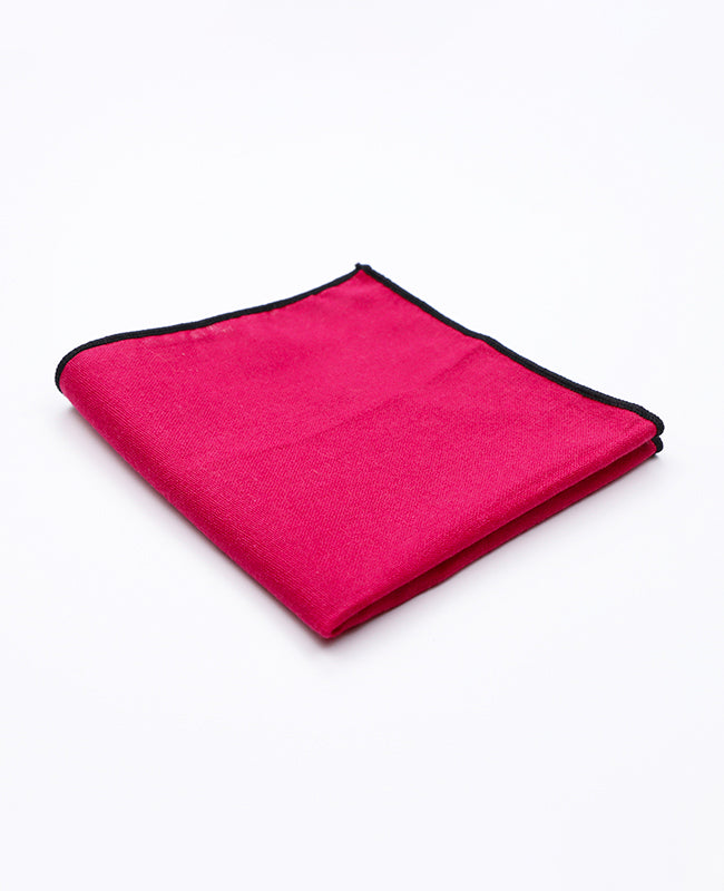 Pochet Rood in Katoen "Edgard"