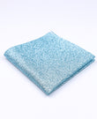 Pochet met Pailletten Blauw nr.3 in Polyester 