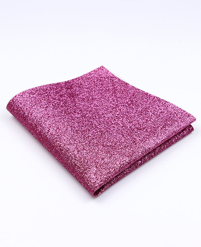 Pochet met Pailletten Roze nr.1 in Polyester "Olive"