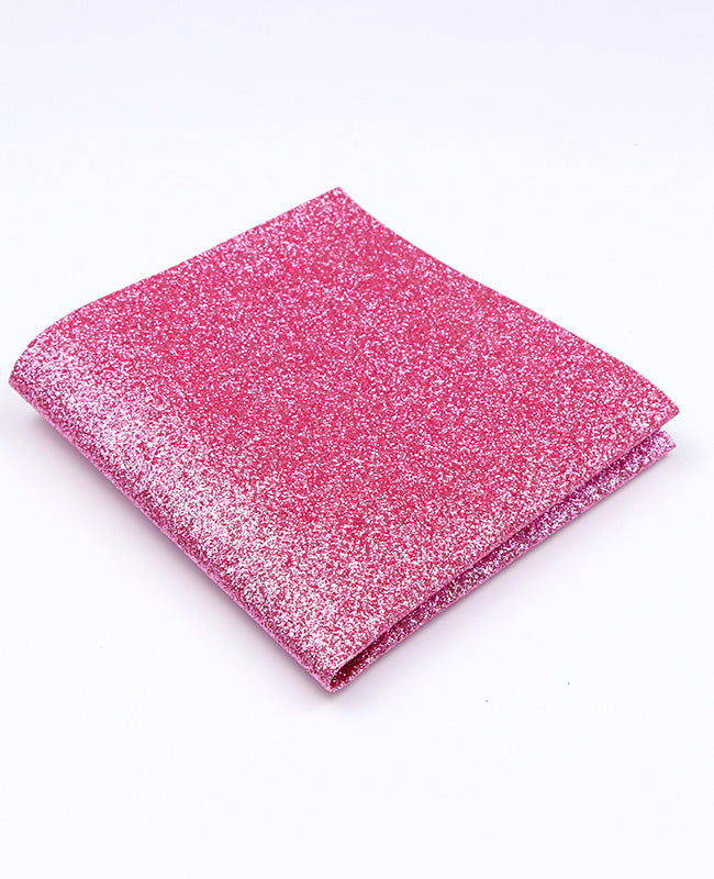 Pochet met Pailletten Roze nr.2 in Polyester "Olive"