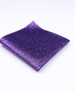 Pochet met Pailletten Paars in Polyester 