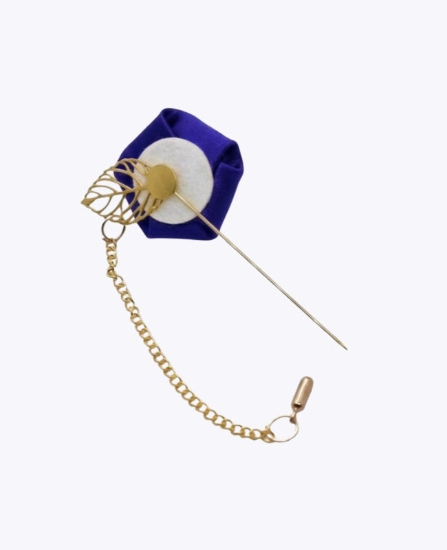 Knoopsgat bloem Blauw Heren "Alfred"