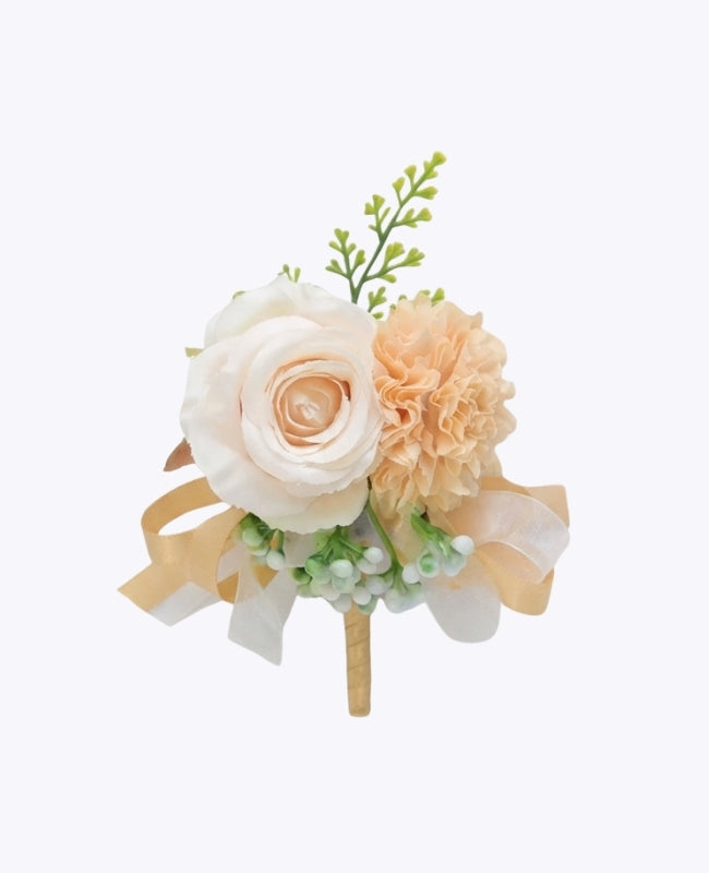 Boutonnière Fleur Orange Homme «Valentin»