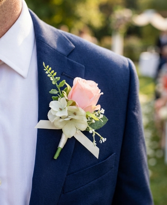 Knoopsgat bloem Roze Heren "Gabriel"