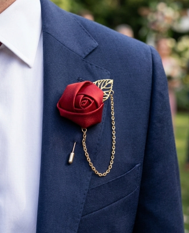Knoopsgat bloem Rood Heren "Alfred"