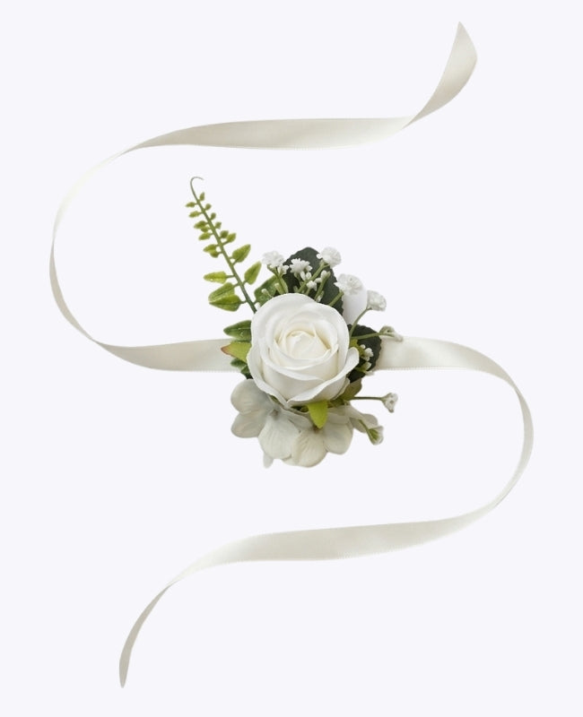 Armband Bloem Wit Dames "Gabriel"