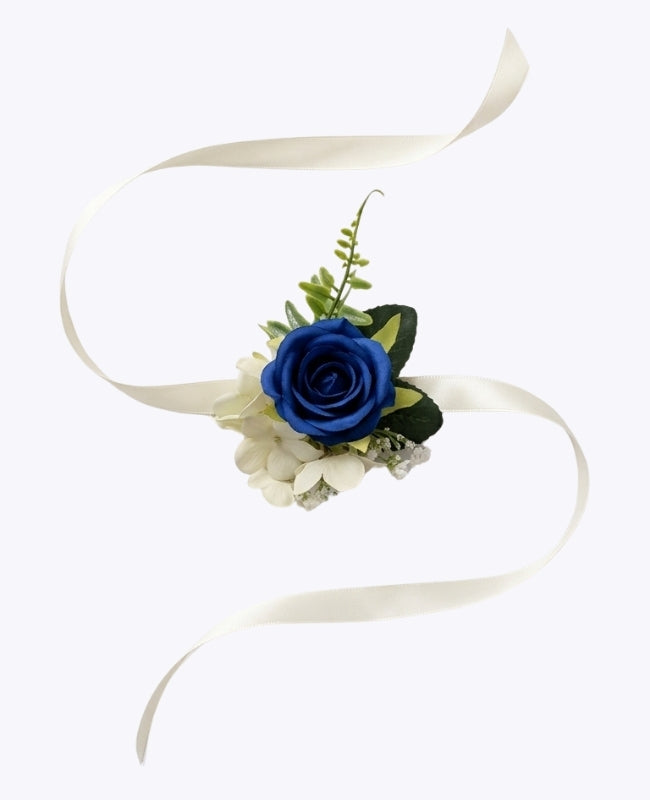 Armband Bloem Blauw Dames "Gabriel"