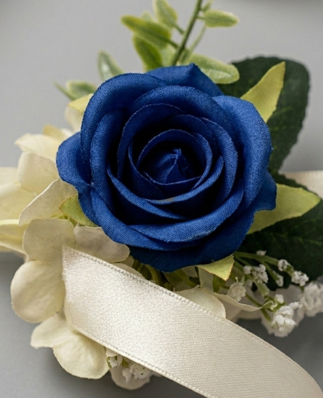 Armband Bloem Blauw Dames "Gabriel"