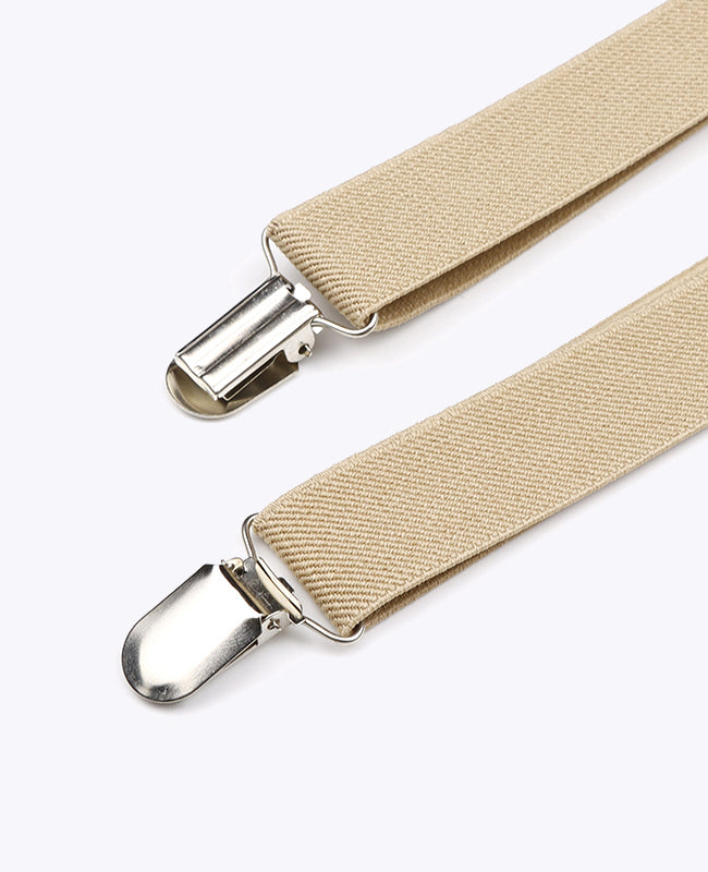 Bretels Beige in Katoen "Ferdinand"