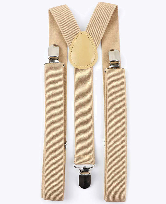 Bretels Heren Beige in Katoen "Ferdinand"