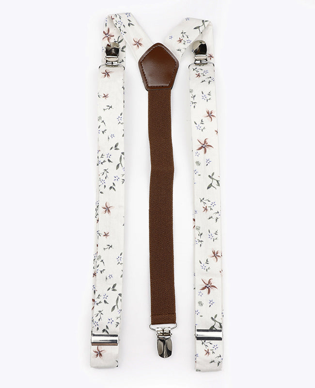 Bretels Heren Liberty Wit nr.8 in Katoen "Charles"