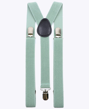 Bretelles Homme Vert en Coton «Ferdinand»