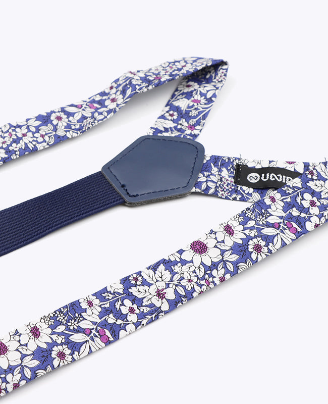 Bretels Liberty Blauw nr.1 in Katoen "Clovis"