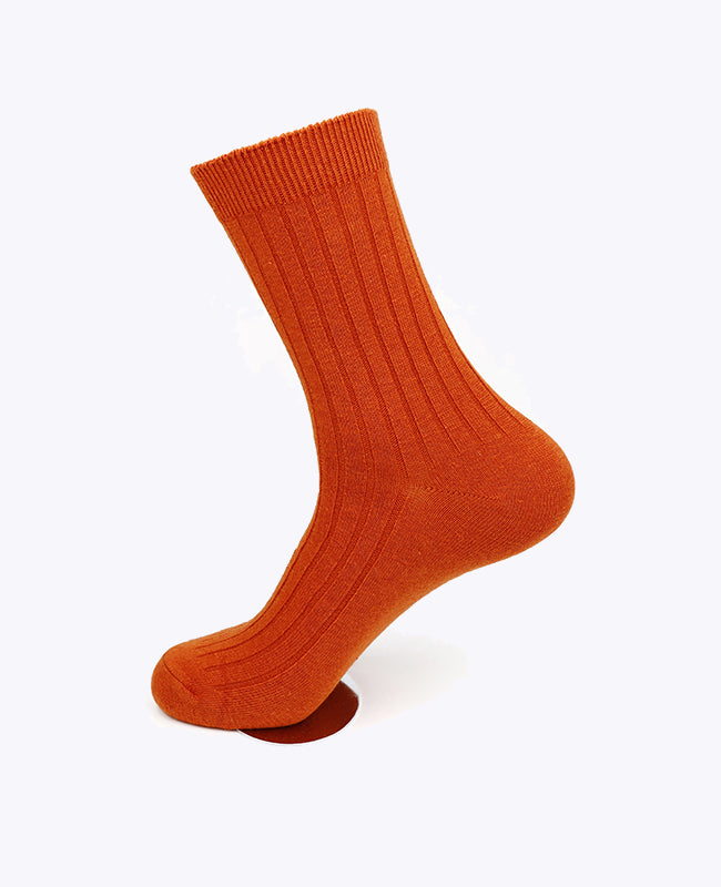 Sokken Heren Terracotta nr.1 in Katoen "Maurice"